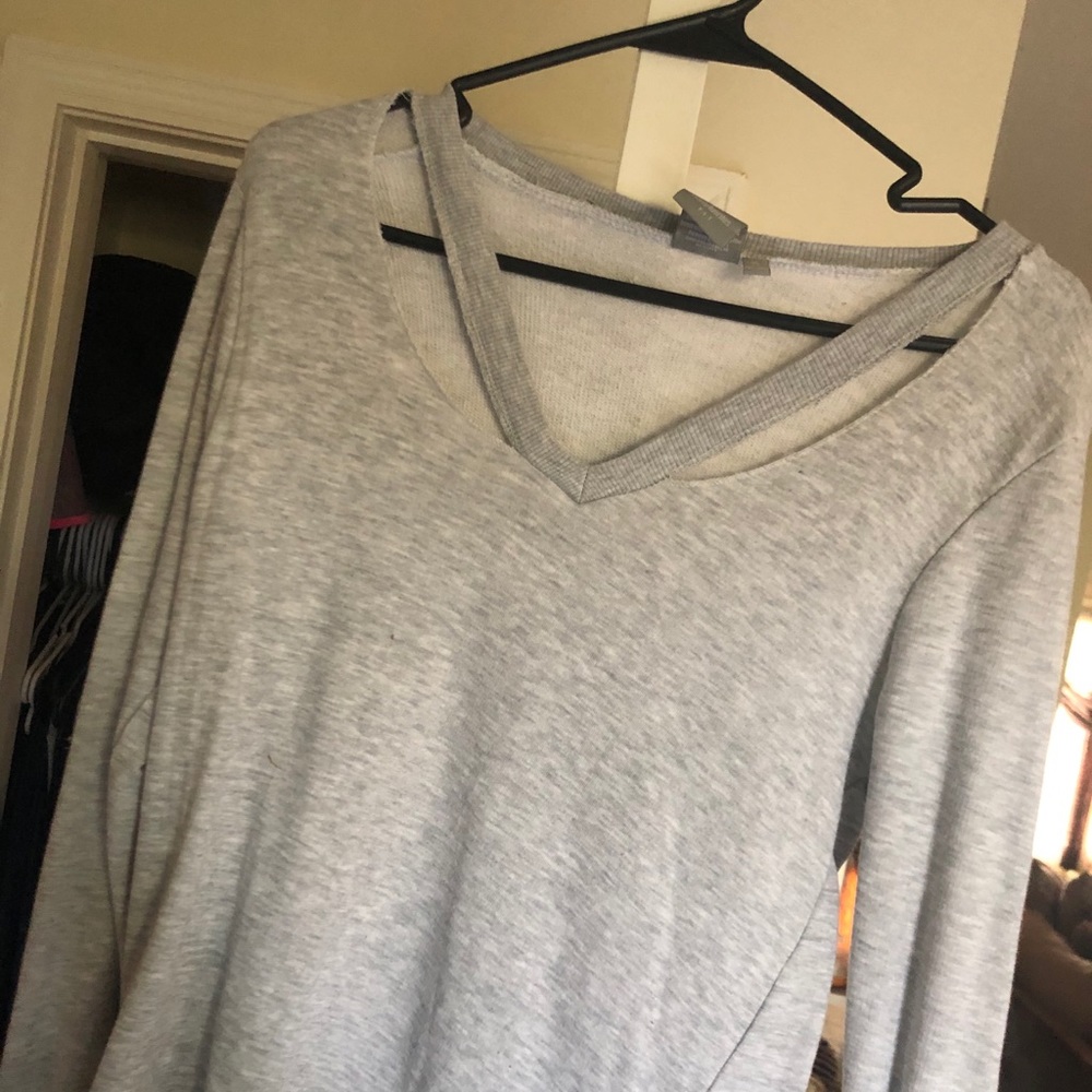 Ladies Gray top